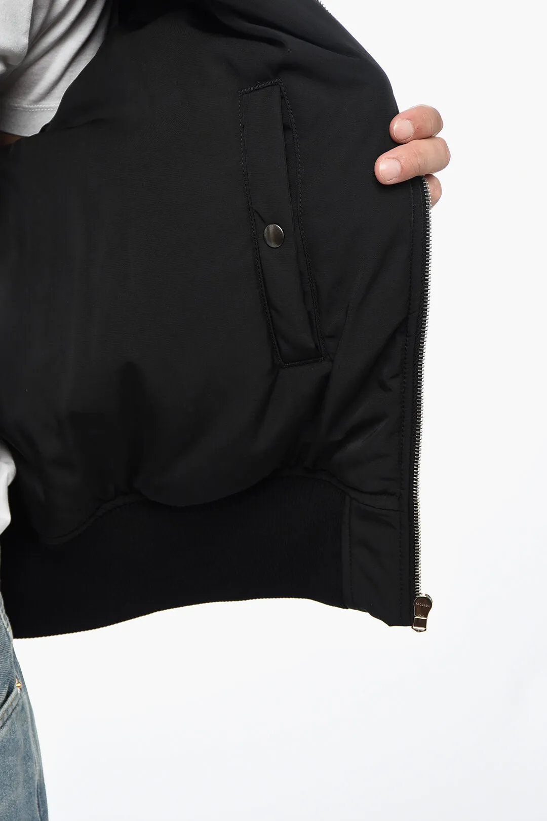 1989 Studio Padded Bomber with Embossed Logo