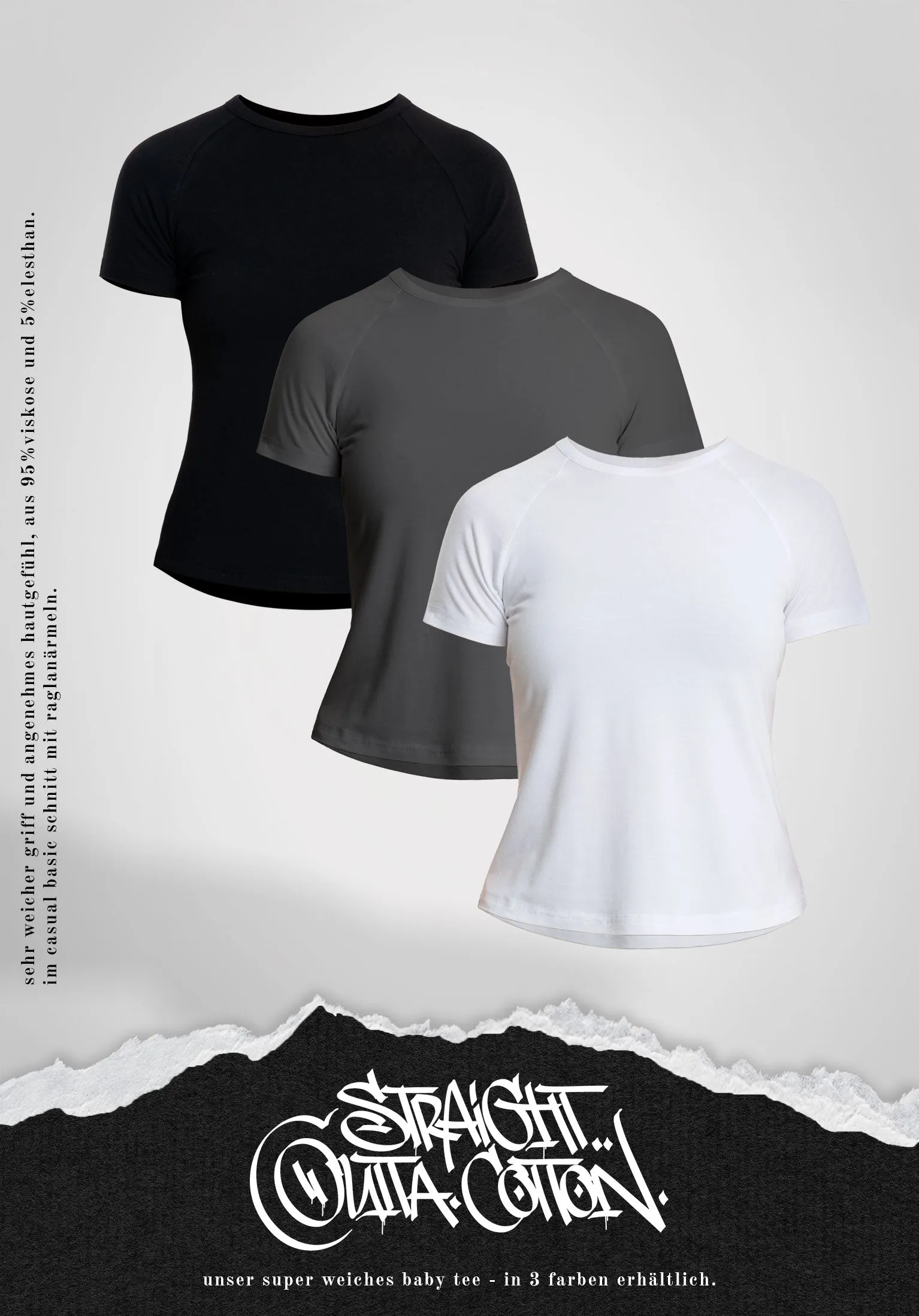 Baby Tee - Black