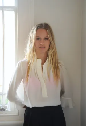 Bardot Silk Shirt Ivory