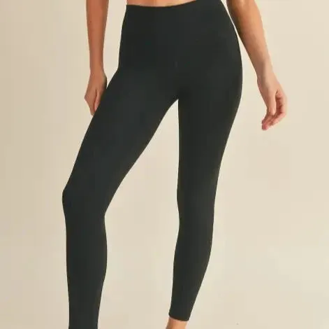 Black Aligned Performance High-Rise Leggings
