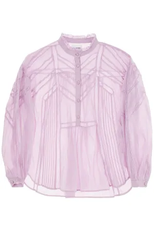 cotton gelma blouse for HT0486FA B3J06E LILAC