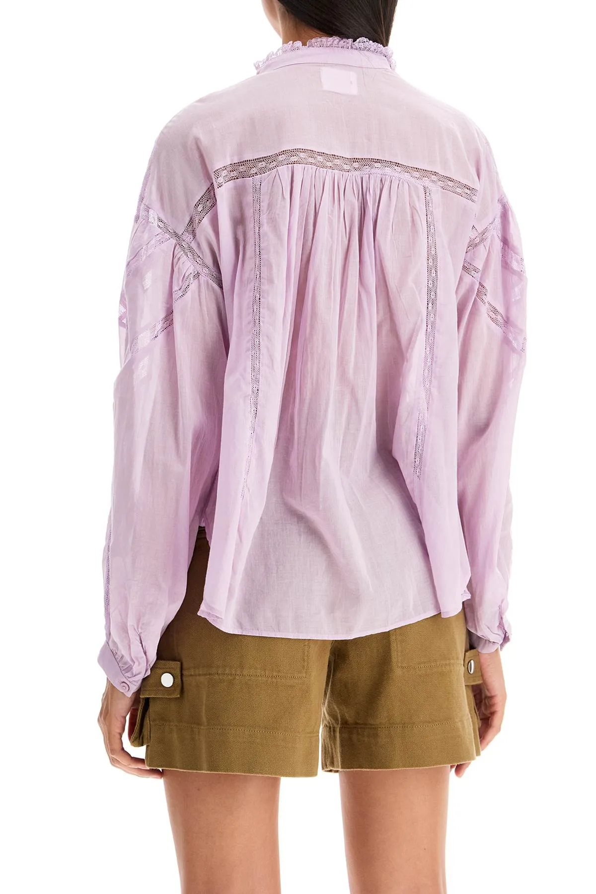 cotton gelma blouse for HT0486FA B3J06E LILAC