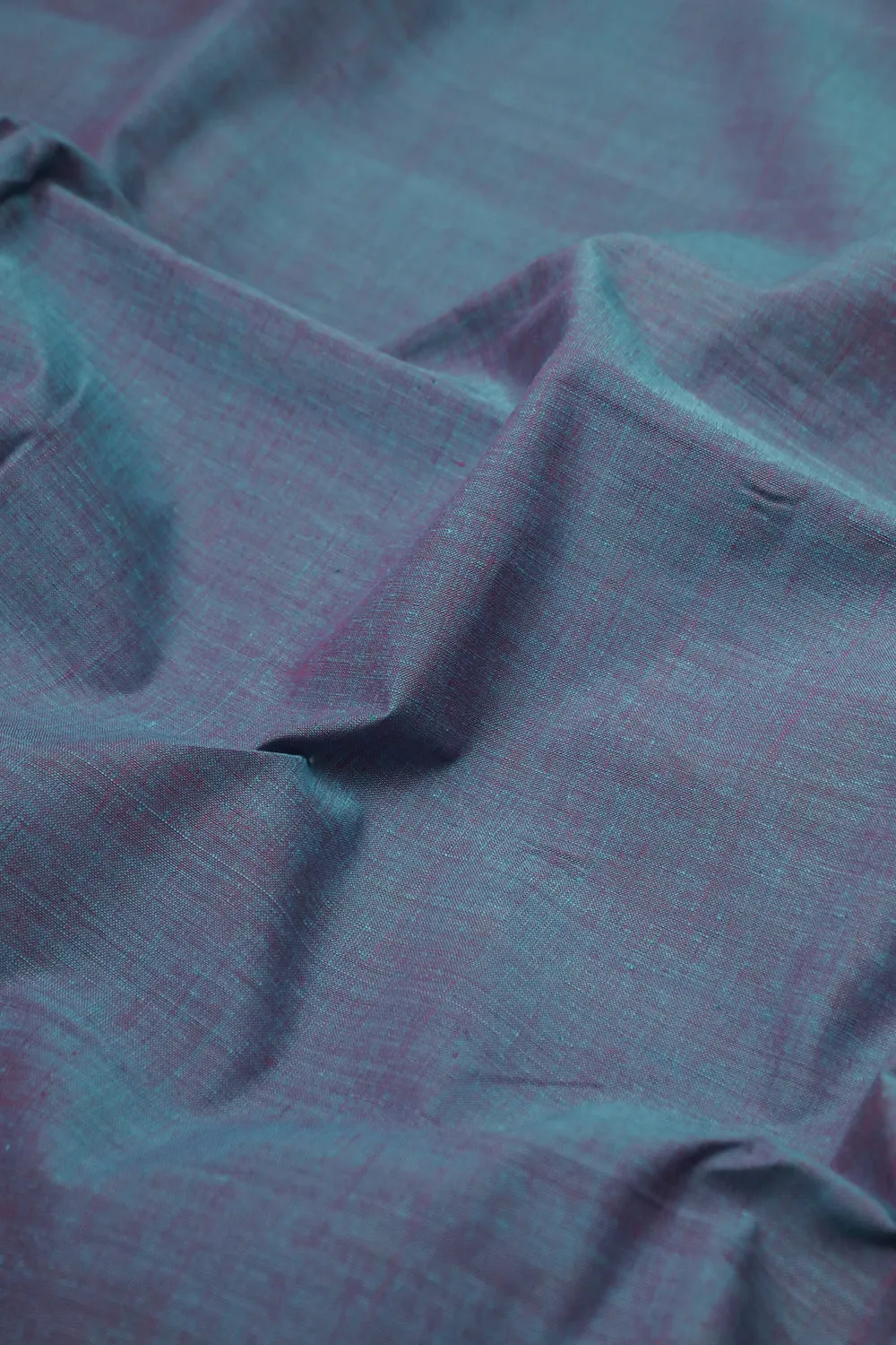 Dual Shaded Purple with Pink Mangalagiri Cotton Fabric