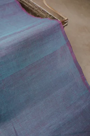Dual Shaded Purple with Pink Mangalagiri Cotton Fabric