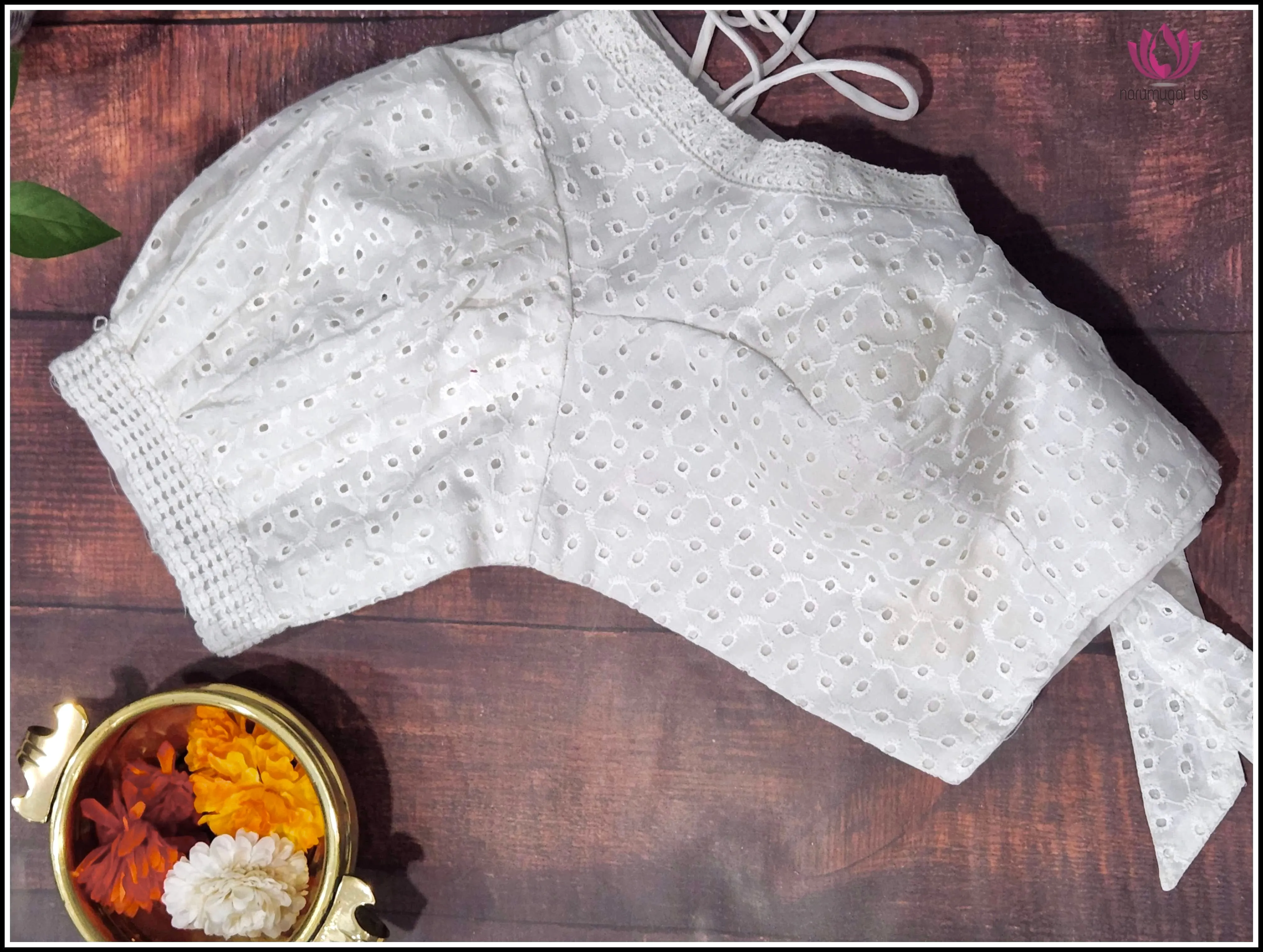 Hakoba readymade Blouse in White -Size 36