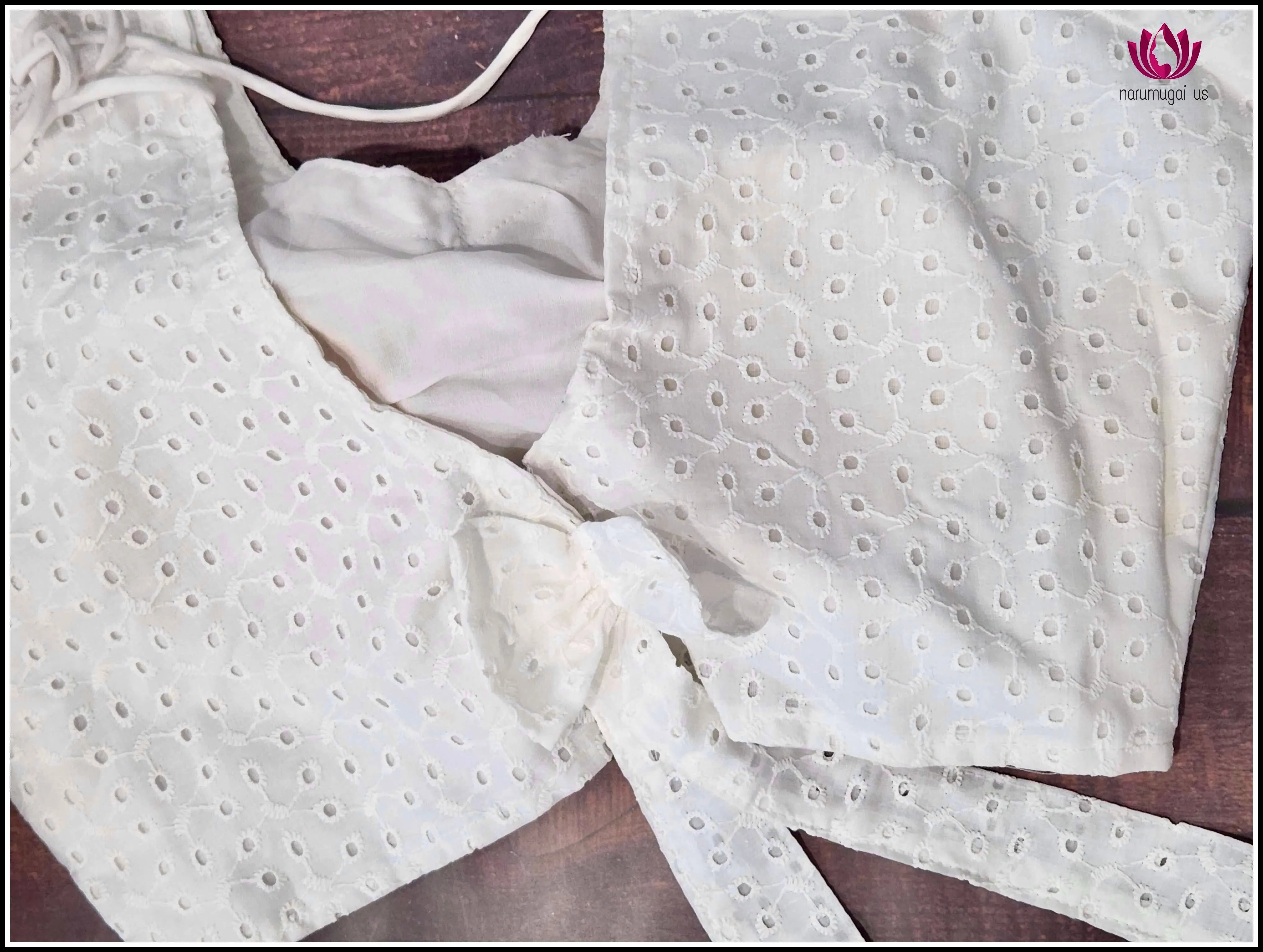 Hakoba readymade Blouse in White -Size 36
