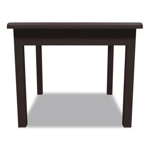 Laminate Occasional Table, Square, 24w X 24d X 20h, Mahogany