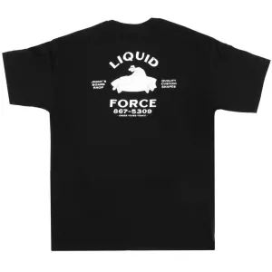 Liquid Force 2021 Custom Shapes Black Pocket Tee