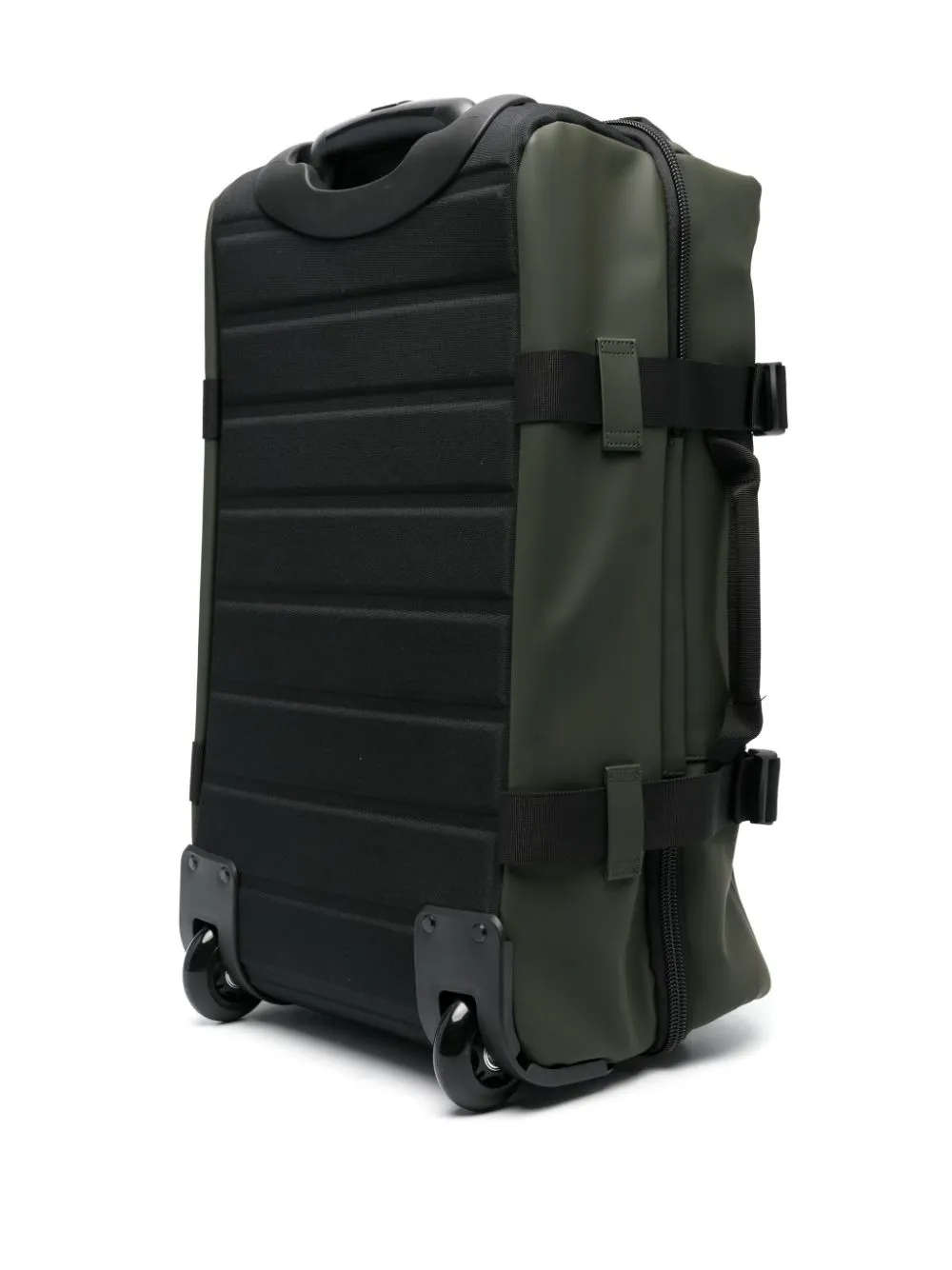logo-print faux-leather travel bag