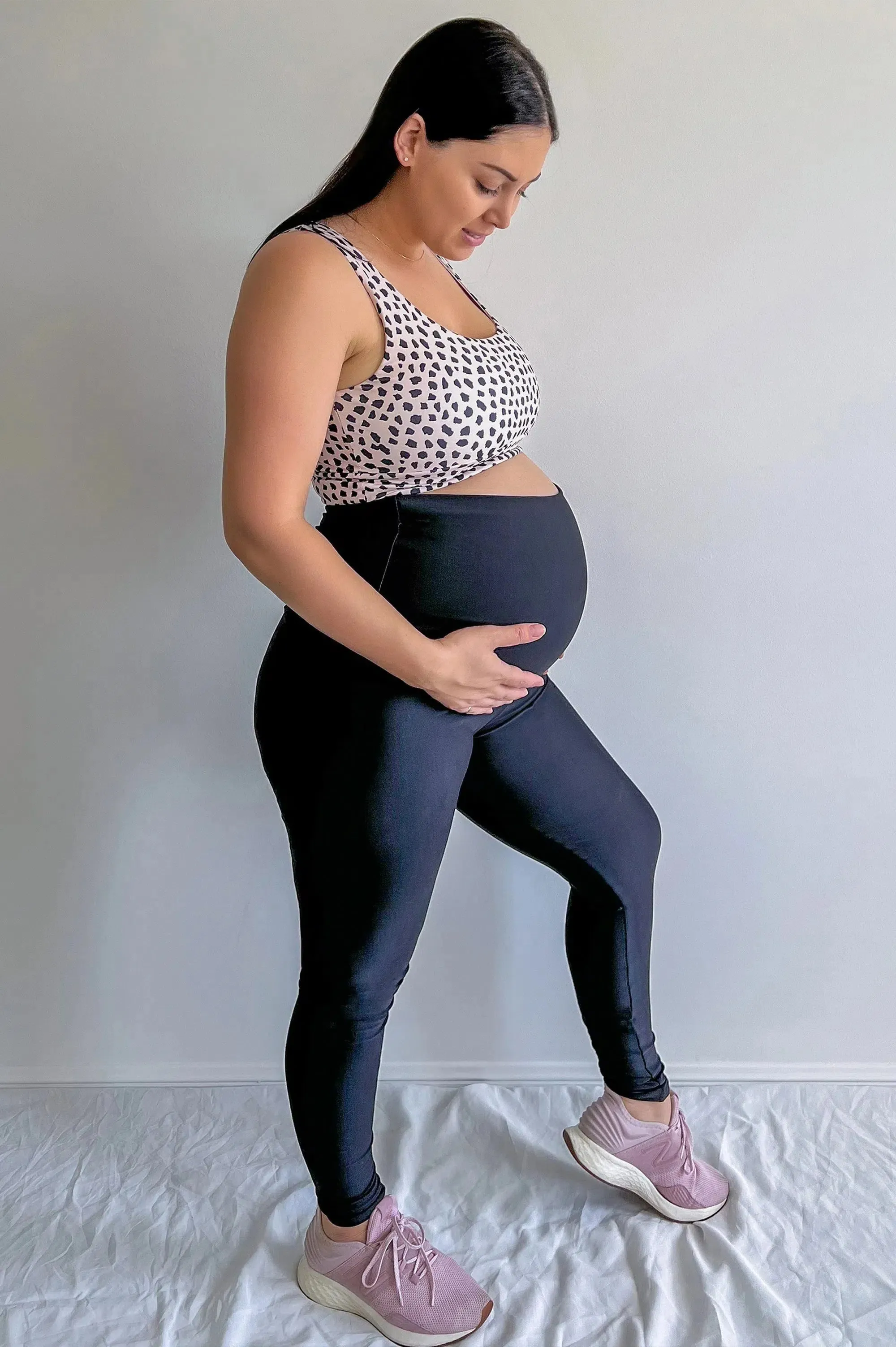 Performance Maternity Leggings - Black