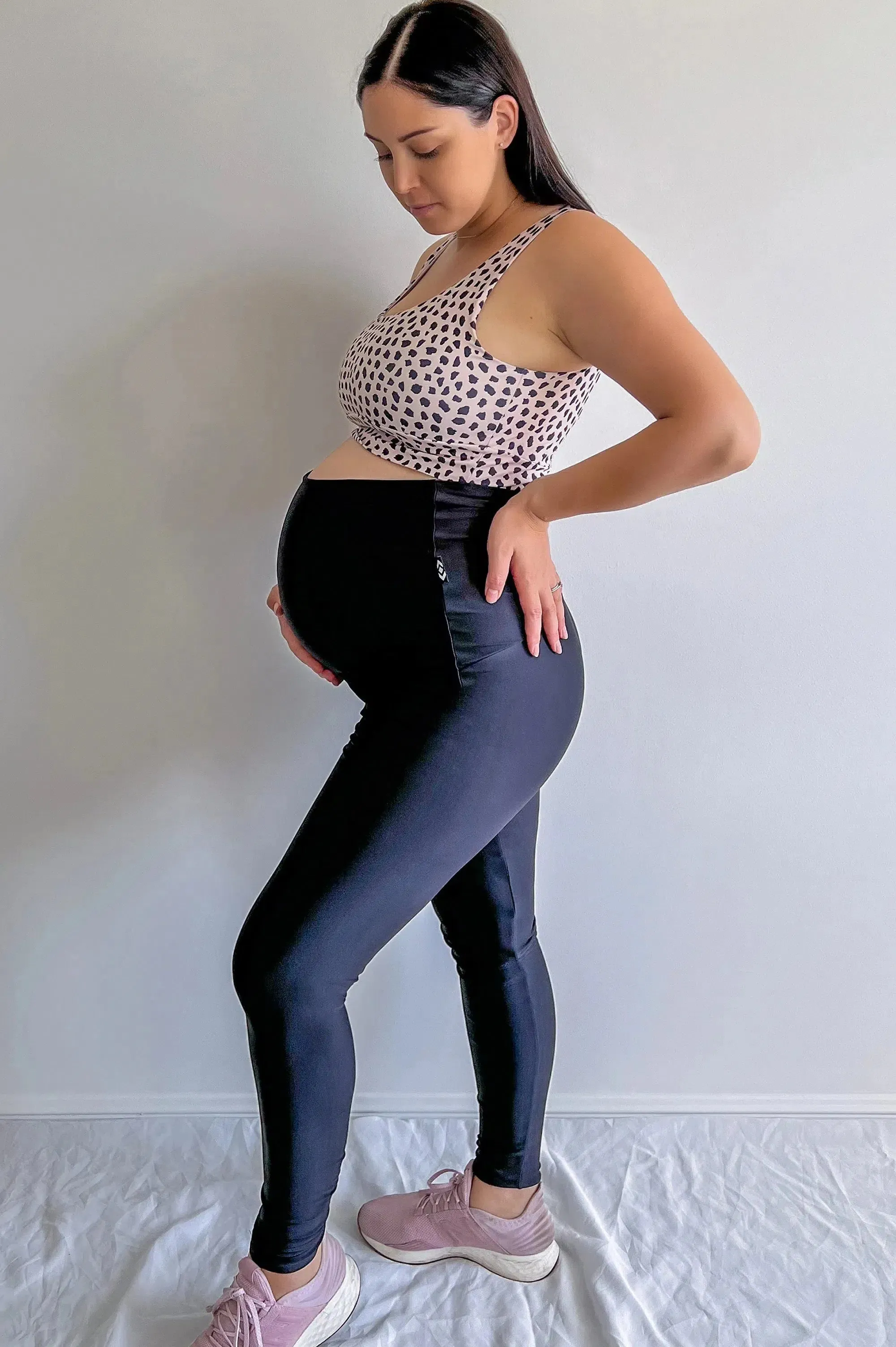 Performance Maternity Leggings - Black