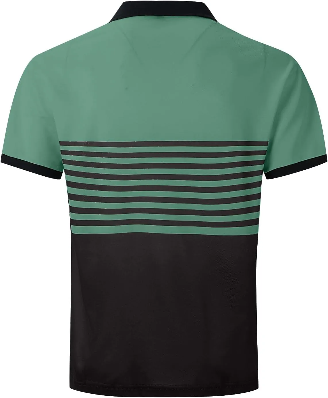 Polo Shirts Man Casual Oversized Short Sleeve Button Lapel Golf Tee Shirt Fashion Solid Color Stripe Cozy Fit Tops