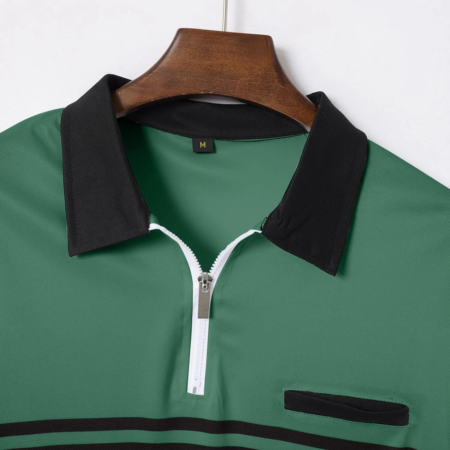 Polo Shirts Man Casual Oversized Short Sleeve Button Lapel Golf Tee Shirt Fashion Solid Color Stripe Cozy Fit Tops