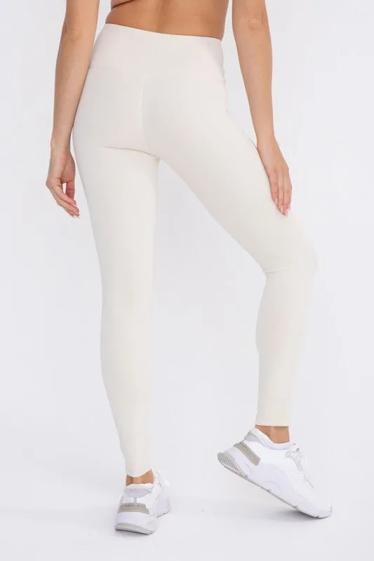 Ribbed High-Waisted Leggings