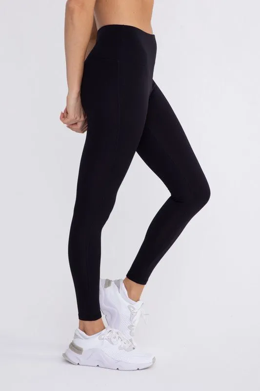 Ribbed High-Waisted Leggings