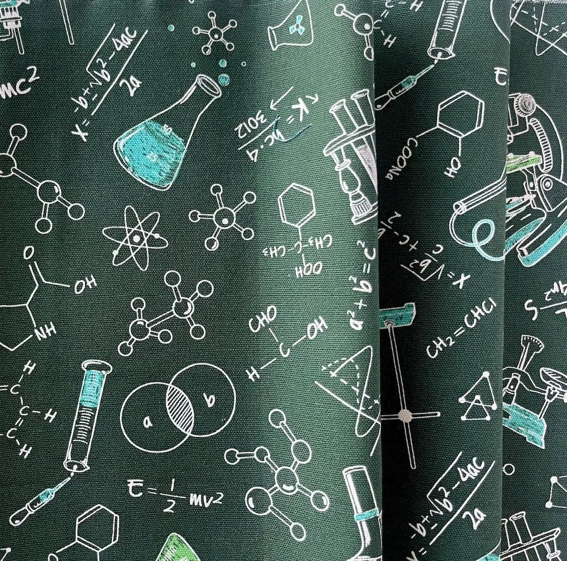 Science Experiment Evergreen Quilting Cotton (Made in Japan)