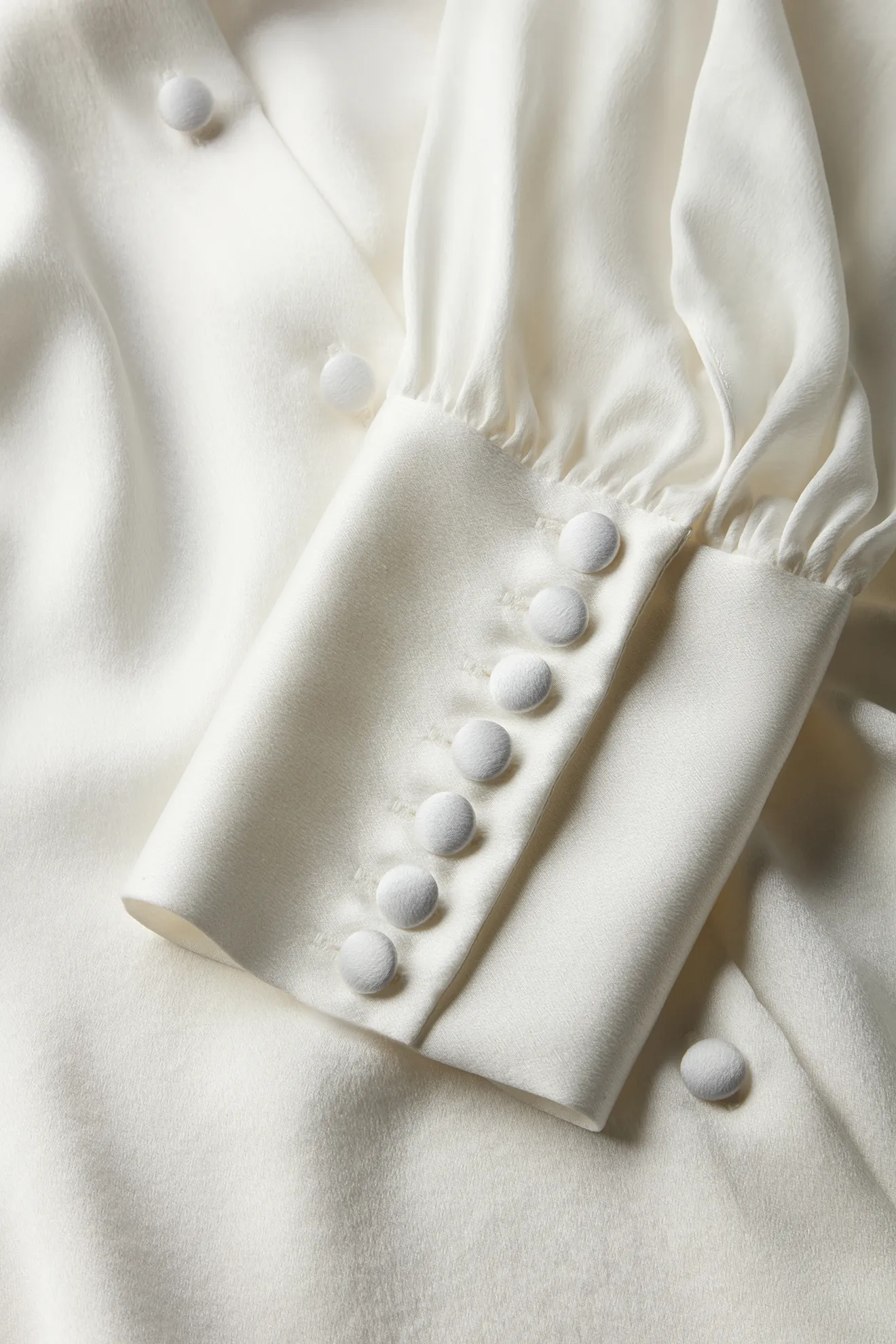 Silk Blouse in Sandwashed Silk Satin