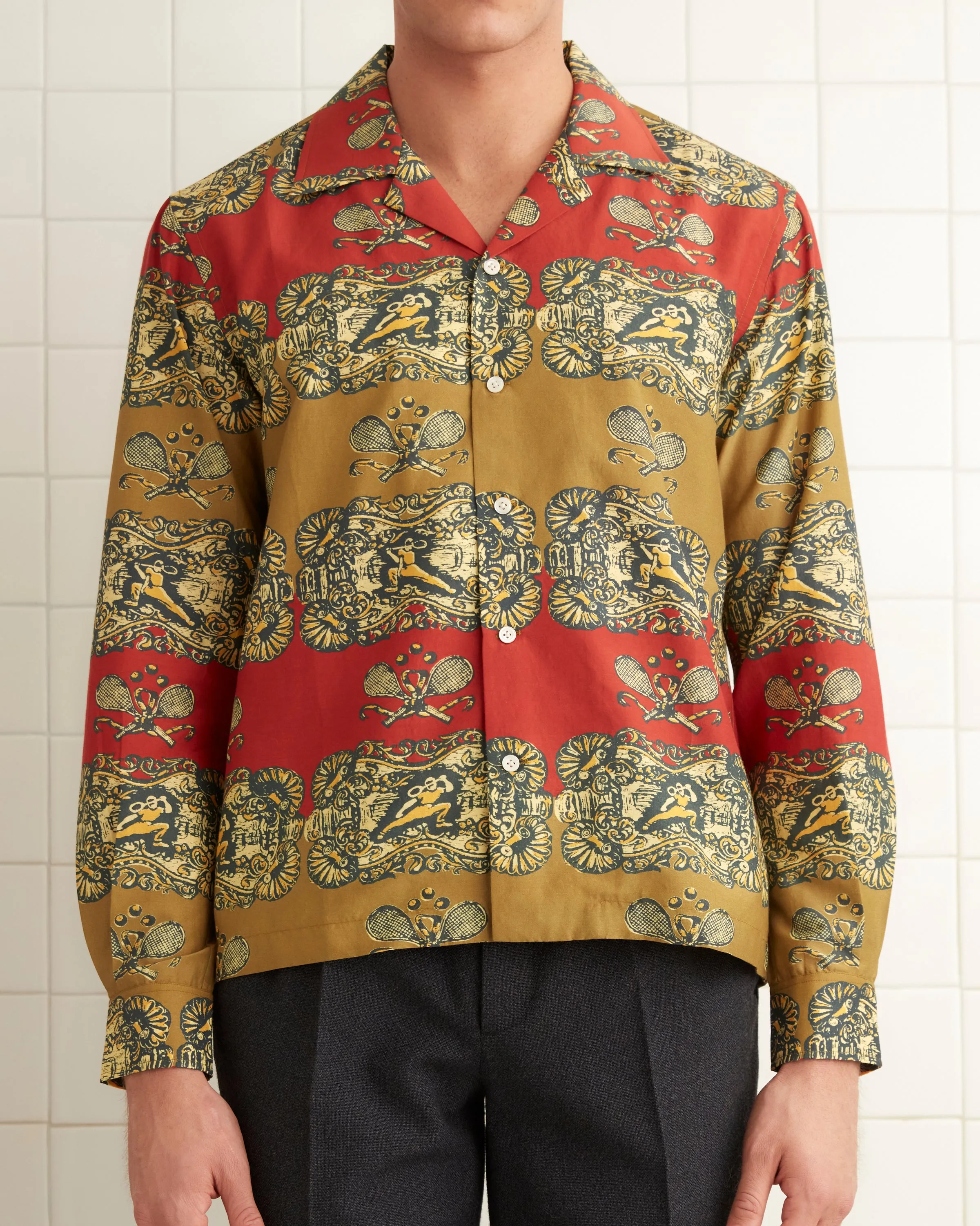 Tennis Court Long Sleeve Shirt