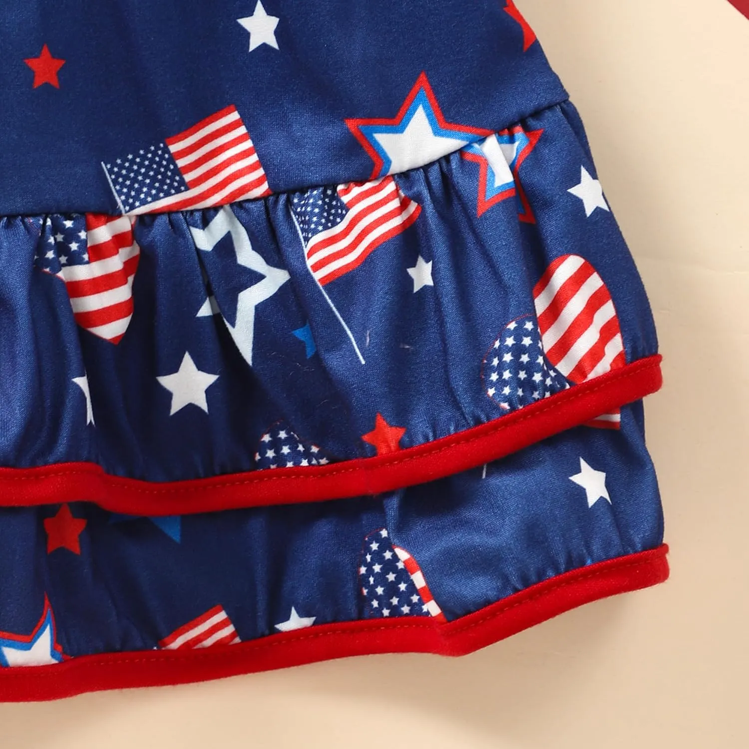 Toddler Little Girl Summer Dresses Kids Cute Casual Flutter Sleeve Tiered Smock Dress 2-7 Years